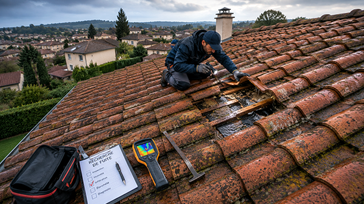 Intervention fuite de toiture et diagnostic couverture à Thury-Harcourt-le-Hom