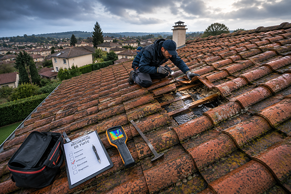 Inspection détection fuite toiture à Thury-Harcourt-le-Hom 14220